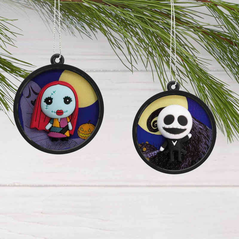 Four Tim Burtons store nightmare before Christmas holiday decorations